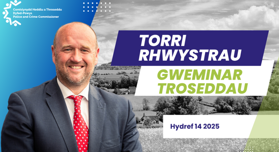 Torri Rhwystrau Gweminar Troseddau
