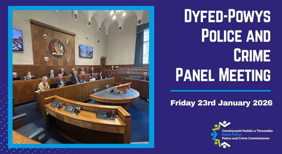 Police and Crime Panel, Public Meeting - 23 January 2026, 10.30am