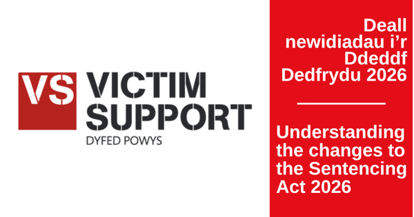 Victim Support Logo with a heading about the article
