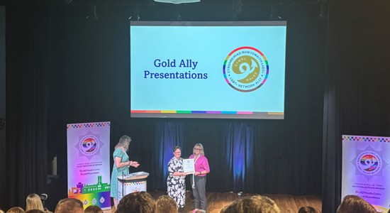 Head of Strategy and Policy at Dyfed Powys OPCC awarded Gold Allyship status